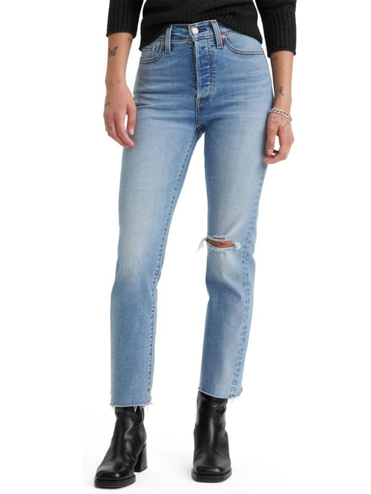 Levi's Women's Wedgie Straight Jeans, (new) Night Sight 28 Regular