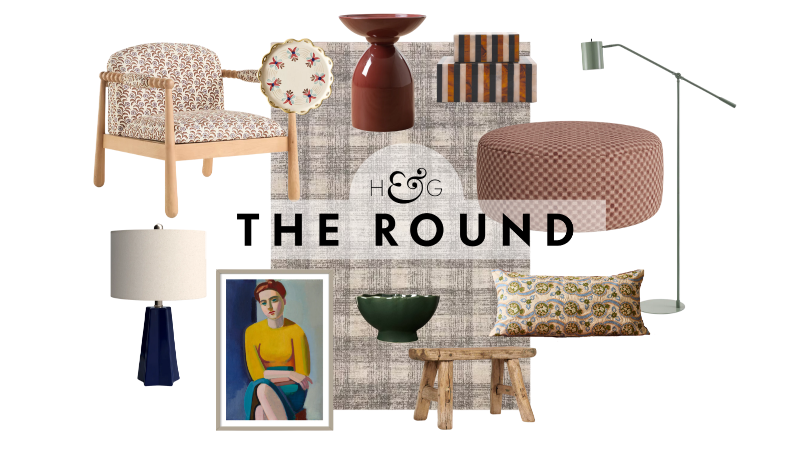 an assortment of maximalist decor