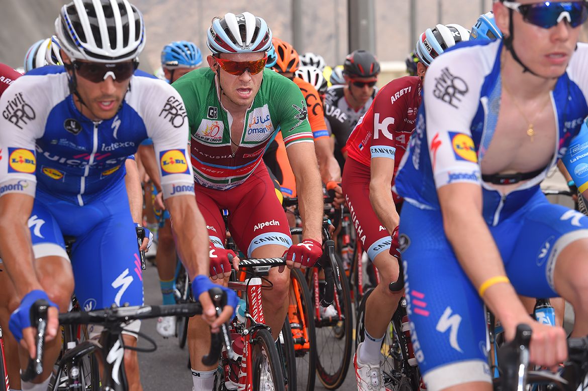 Alexander Kristoff wore the green jersey for the points competition