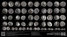 The remains of rare silver coins that were part of religious worship in an ancient Greek settlement.