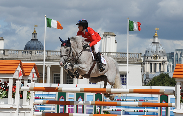 Olympic Test Event 06 07 2011 showjumping Laura Kraut Cedric