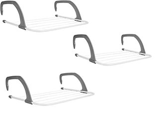 Rainberg 5 Bar Radiator Clothes Airer Rack (pack of 3)