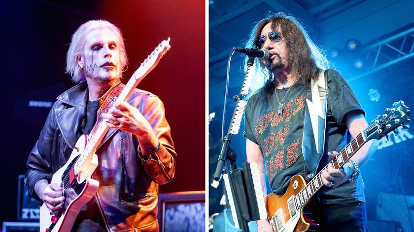 Left–John 5 performs at The Guild Theatre on December 06, 2024 in Menlo Park, California; Right–Ace Frehley performs in concert at Haute Spot Event Venue on July 13, 2023 in Cedar Park, Texas