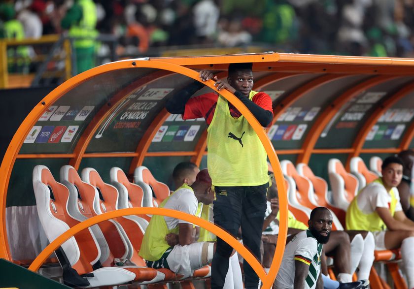 Andre Onana on international duty with Cameroon
