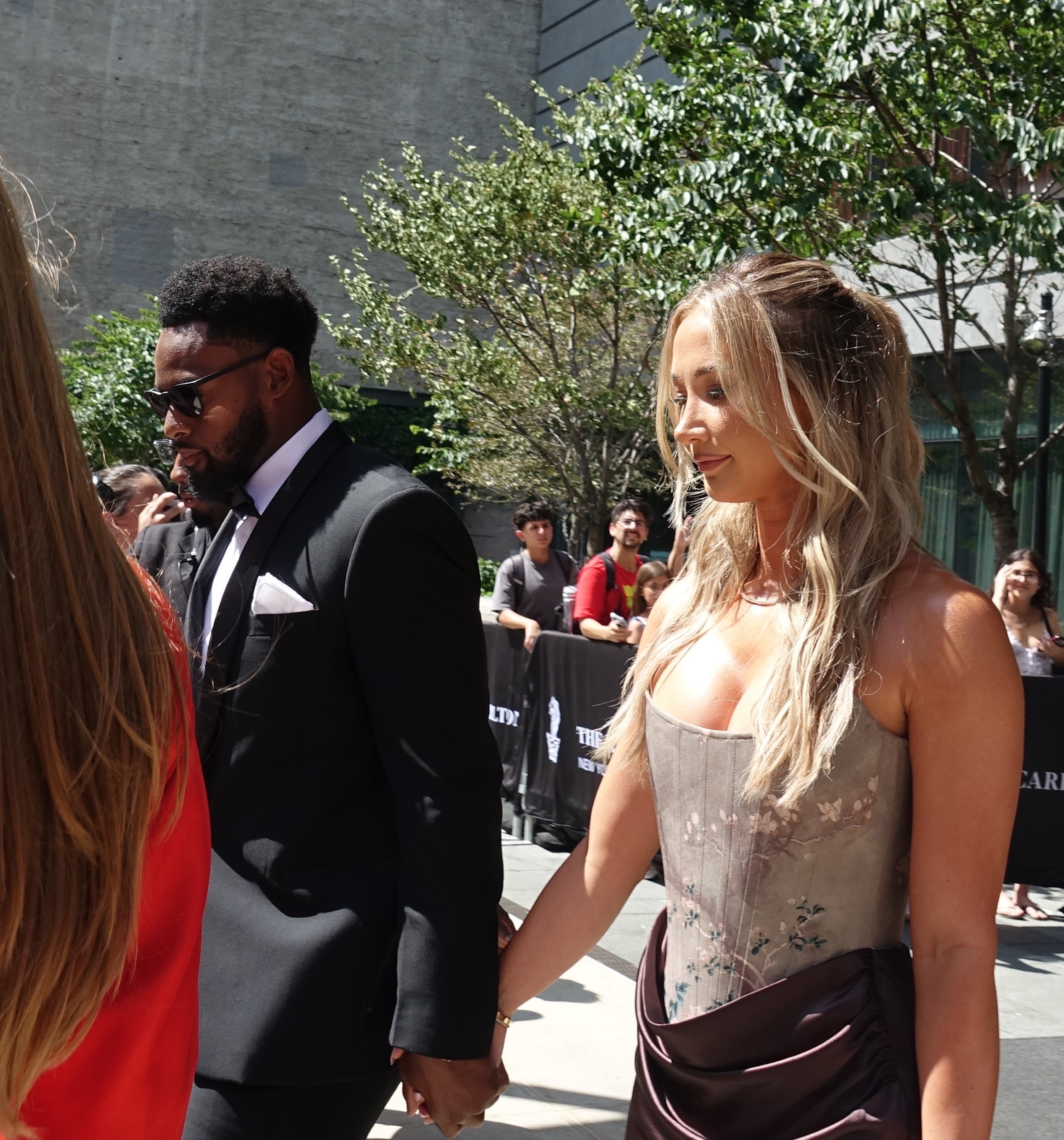 Laura Kruk accidentally wears the same dress as another Taylor Swift wedding guest: Sau Lee's Frances Dress