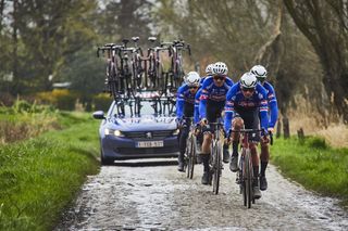 Van der Poel leads Alpecin-Elegant on their Paris-Roubaix recon on Friday