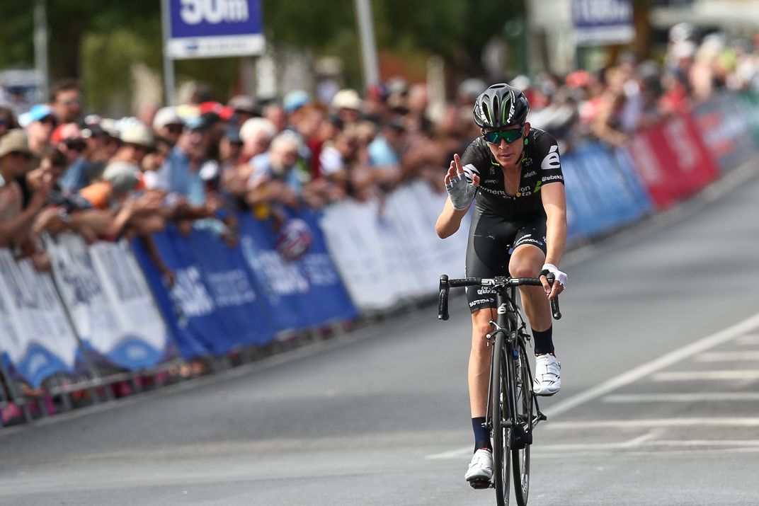 Cam Meyer picks up silver in the men's road race