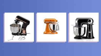 a collage image of three of the best stand mixers as chosen by woman&home in 2021