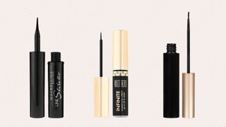 Cosmetics, Product, Eye liner, Beauty, Brown, Eye, Mascara, Material property, Liquid, Eye shadow,