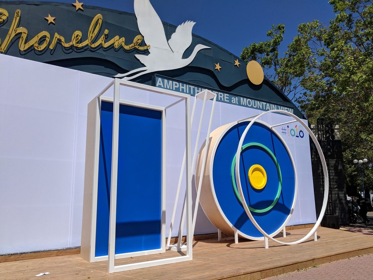 Google I/O 2018 sign