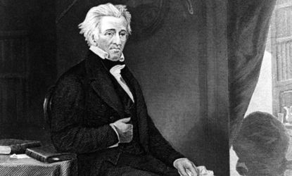 States are reaching back to the days of Andrew Jackson to oppose federal gun laws.
