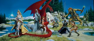 The original EverQuest concept art. By Keith Parkinson.