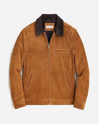 Limited-Edition Wallace & Barnes Work Jacket in Italian Suede