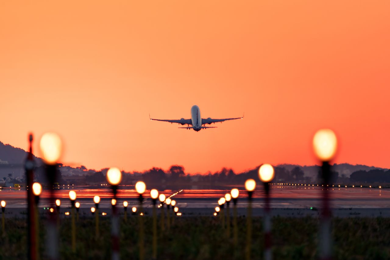 airplane taking off