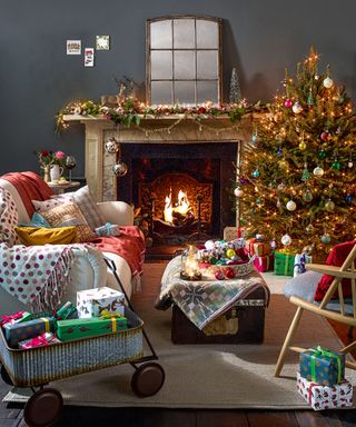 Christmas living room decor ideas