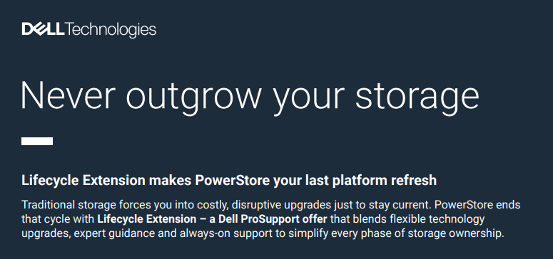 Never Outgrow Your Storage