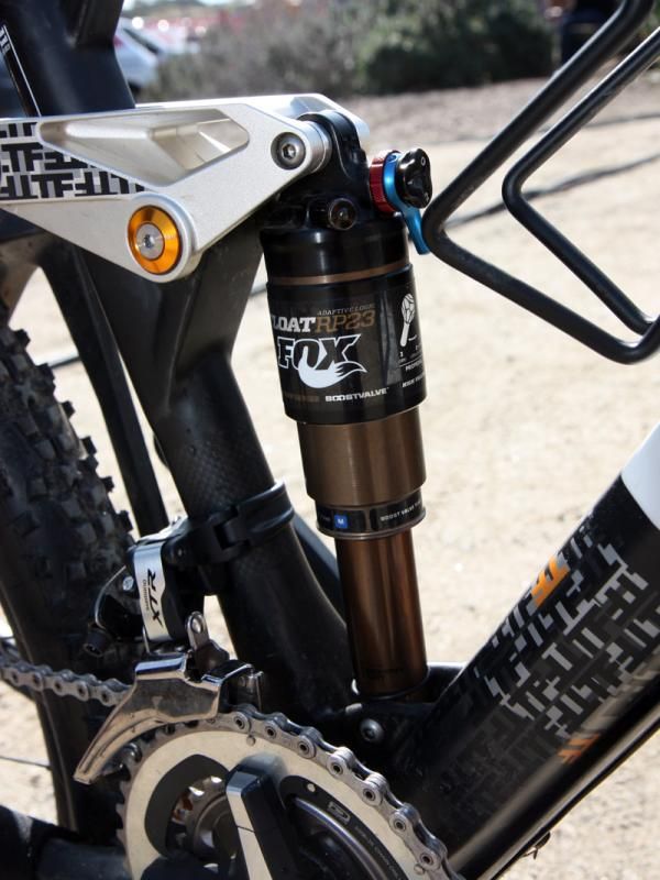 BMC uses Fox Racing Shox's latest RP23 Adaptive Logic Boost Valve rear shock.