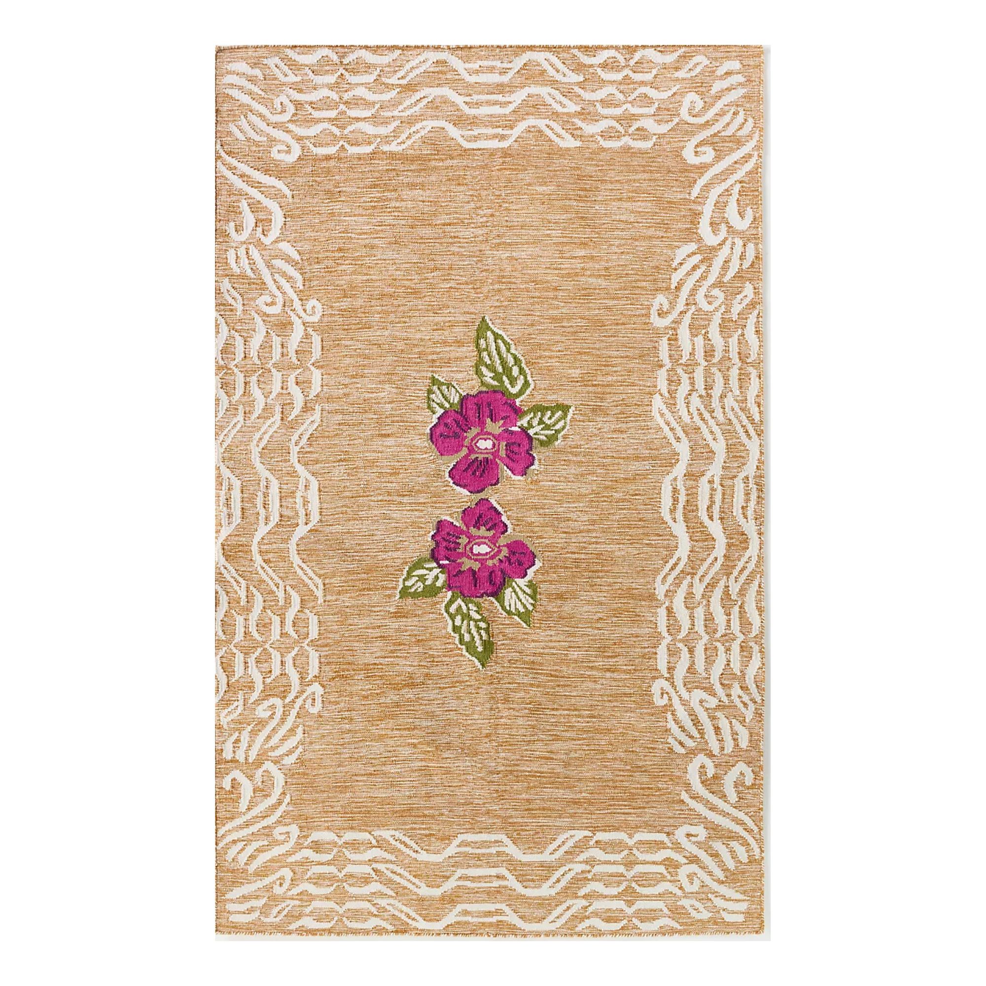 Nerina Flatwoven Indoor/Outdoor Floral Rug