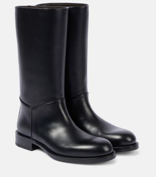 Nobilis Leather Knee-High Boots