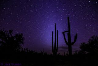 Zodiacal Light Near Tucson, Arizona