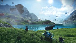 No Man's Sky at 8K on the PS5 Pro.