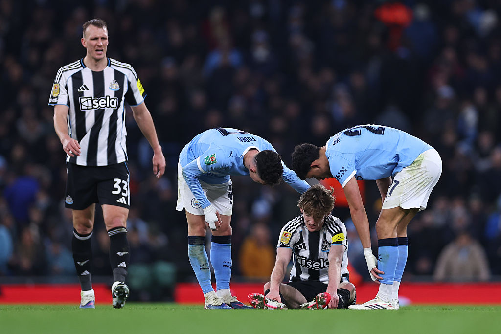 Anthony Gordon joins an already fairly lengthy injury list for Newcastle