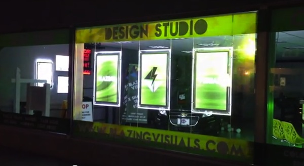 Blazing Visuals Sign Shop Transforms with Gefen-Supported Digital Flames