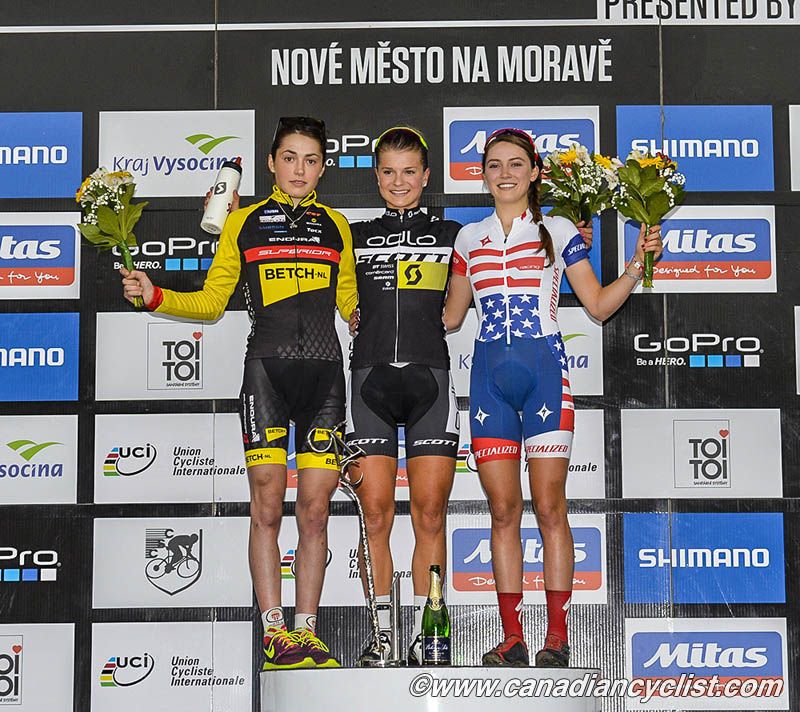 Podium: Margot Moschetti, Jenny Rissveds, Kate Courtney