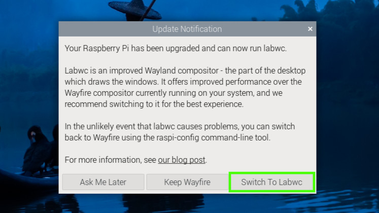 Raspberry Pi OS Wayland