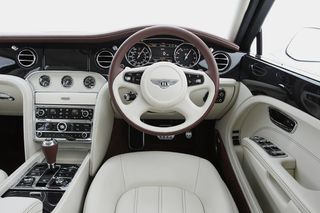 The Bentley Mulsanne car interior