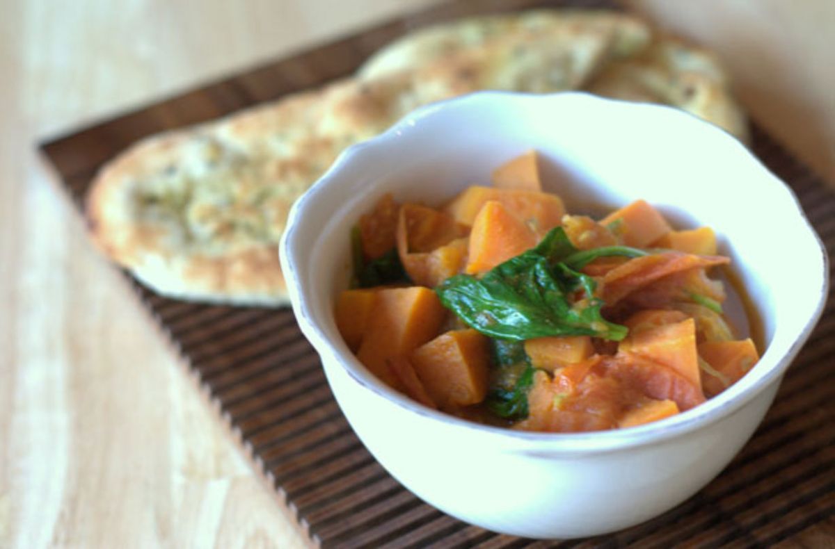 Easy sweet potato and spinach curry | Dinner Recipes | GoodtoKnow