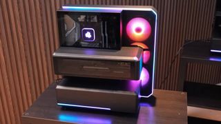 The Phanteks EX 5 PLUS is seen at Computex 2026.