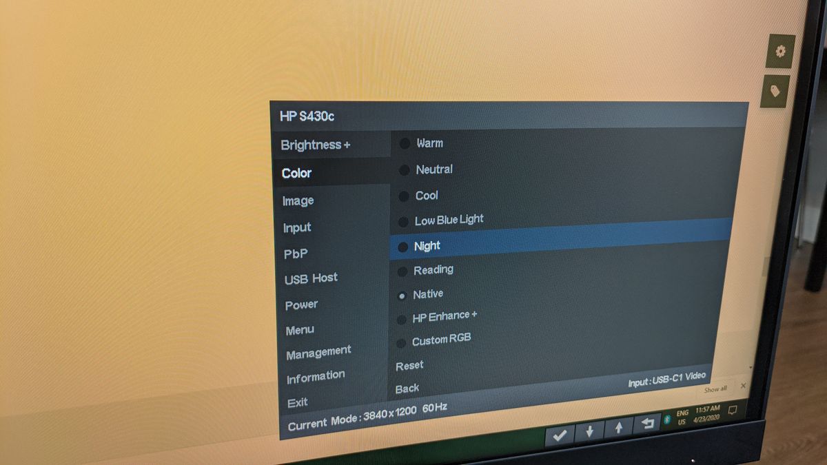 HP S430c 43.4inch Curved Ultrawide Monitor review Laptop Mag