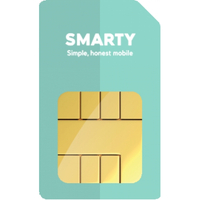 SIM only deal from Smarty | 1 month rolling | 30GB data | Unlimited calls and texts | £10 per month