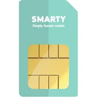 SIM only plan from Smarty | 1 month rolling |Unlimited data, calls and texts | £20 £15 per month