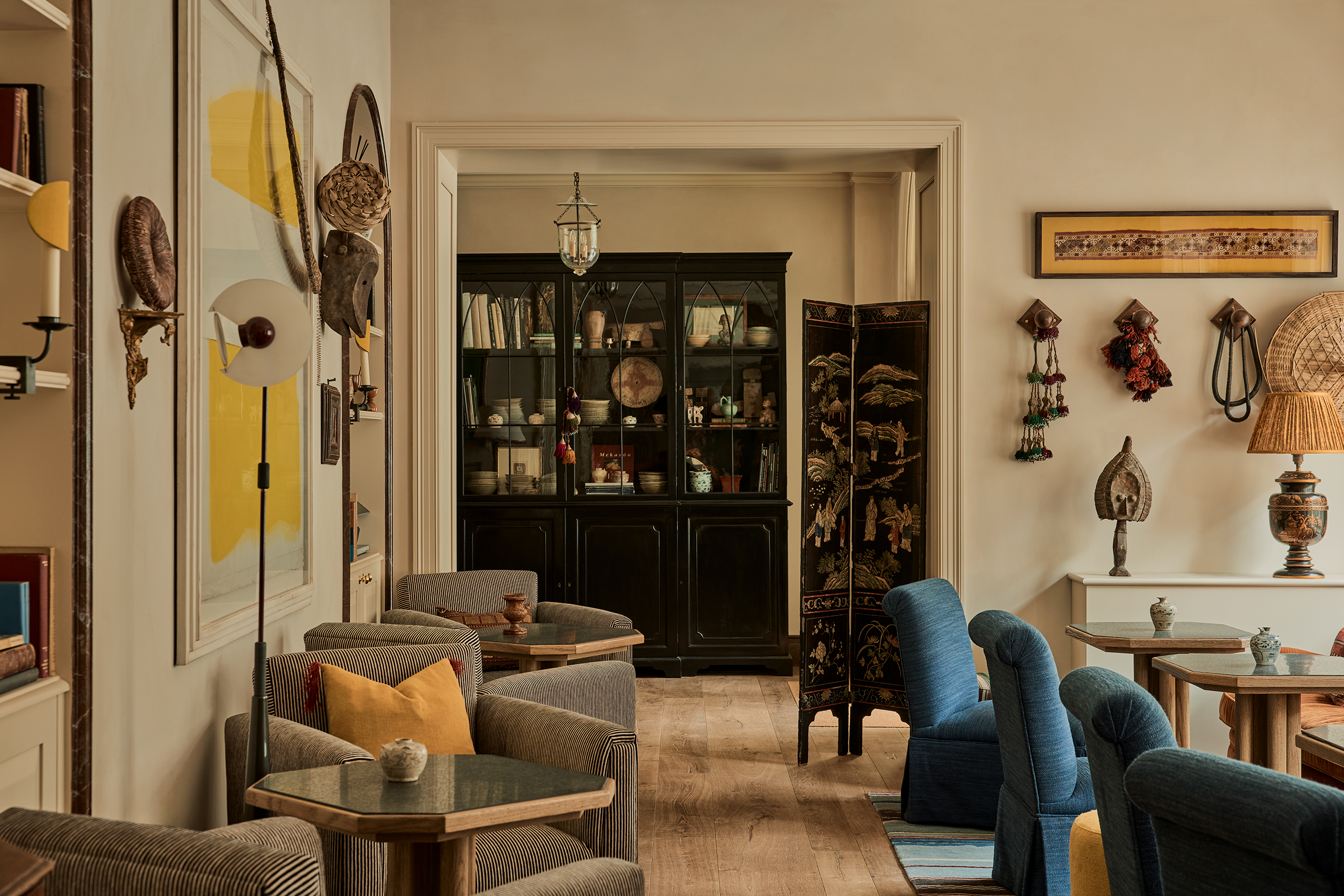 The entrance corridor at the Zetter townhouse