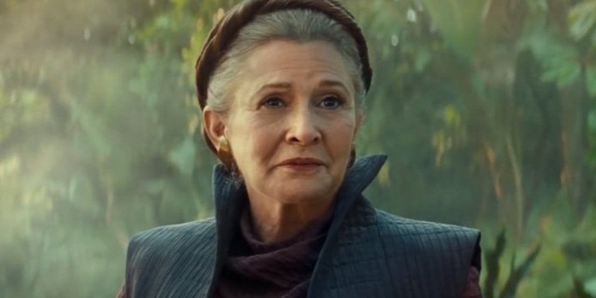 General Leia Organa (Carrie Fisher) in &#039;Star Wars: The Rise of Skywalker&#039;