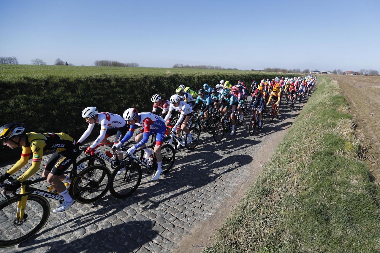 Omloop Het Nieuwsblad 2022 77th Edition Gent Ninove 2042 km 26022022 Scenery photo Dion KerckhoffsCVSprintCyclingAgency2022
