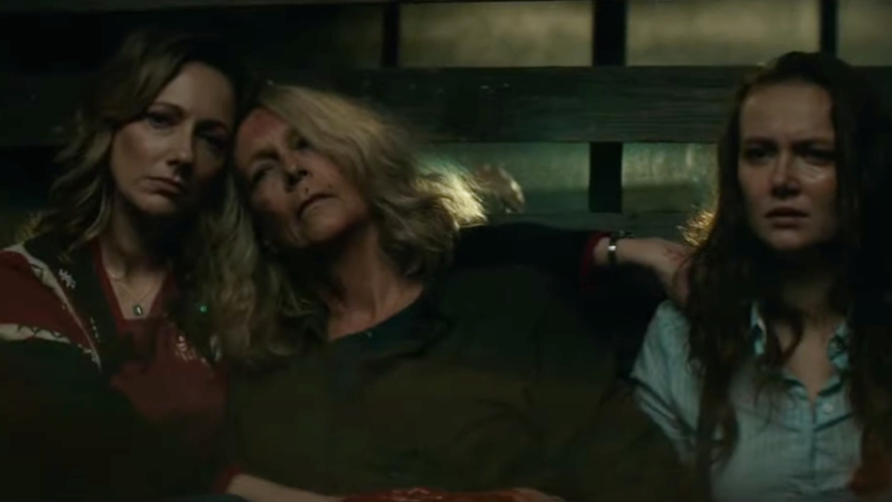 Judy Greer, Jamie Lee Curtis, and Andi Matichak in Halloween 2018