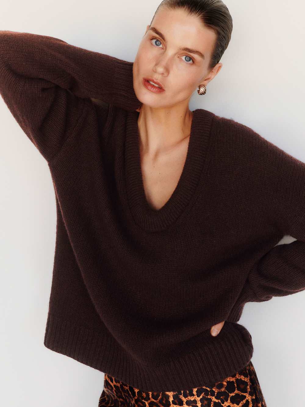 Jonie Cashmere Oversized Scoop Neck