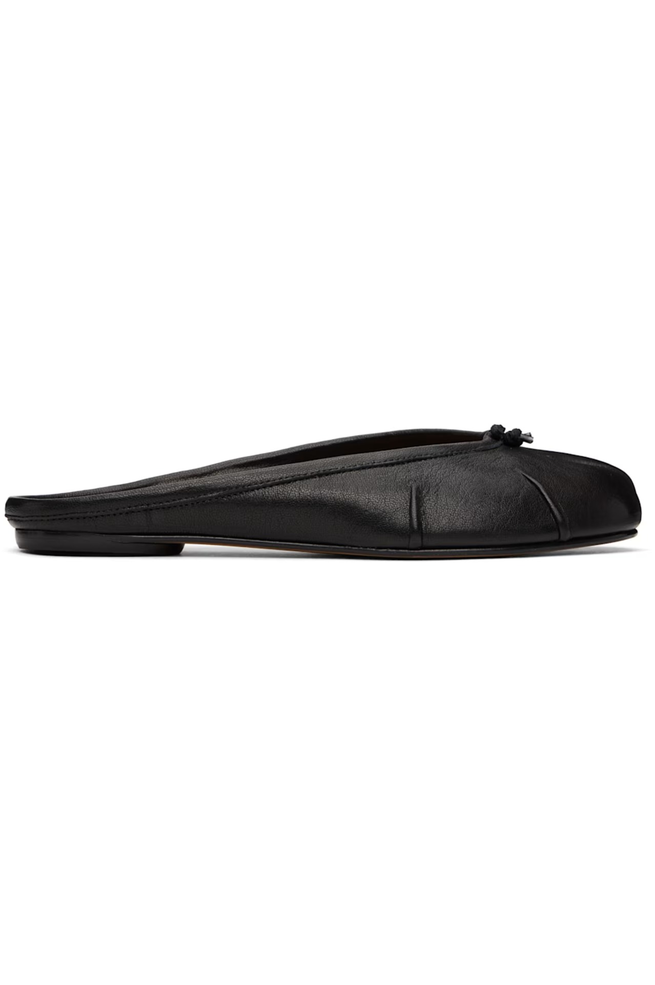 Black tabi flats