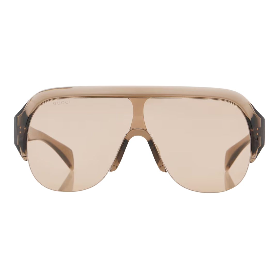 Gucci, Logo Shield Sunglasses