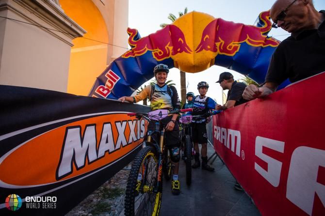 Innes Thoma awaits the start
