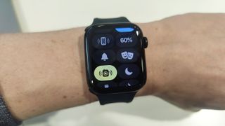Apple Watch SE on the author's wrist