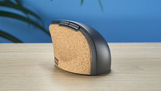 A Lenovo Go Wireless Vertical mouse