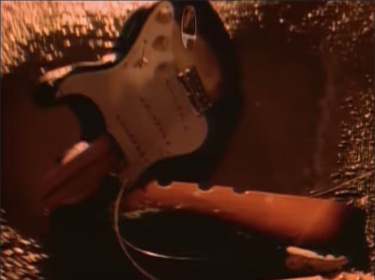 Prince's smashed Stratocaster from the "My Name is Prince" music video
