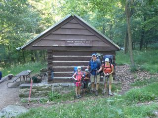 Jeff Alt hikes the Appalachian Trail with his family.