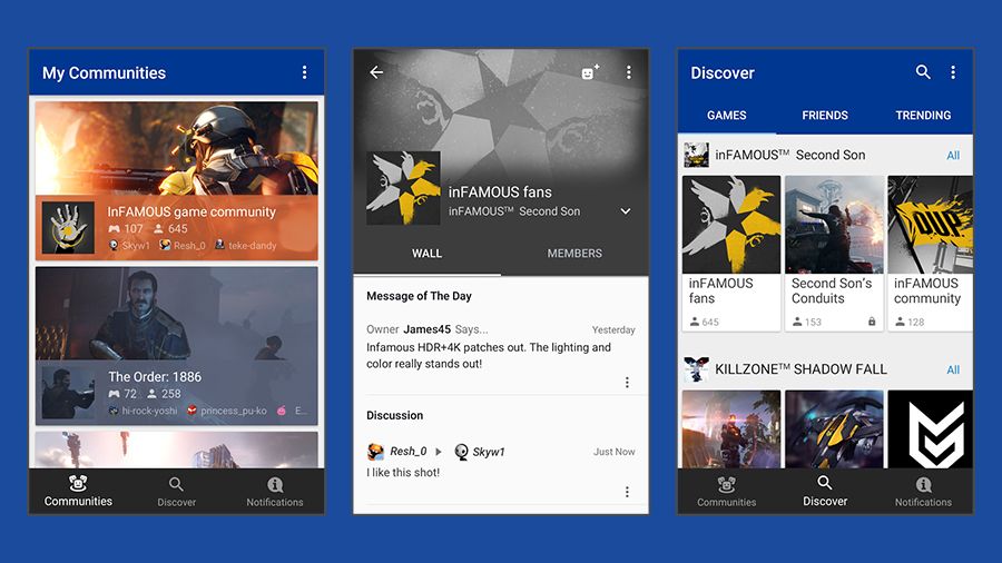 Sony S New Playstation Communities App Is Here To Help You Find Friends Techradar