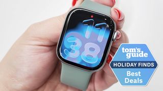 Apple Watch 11 in hand