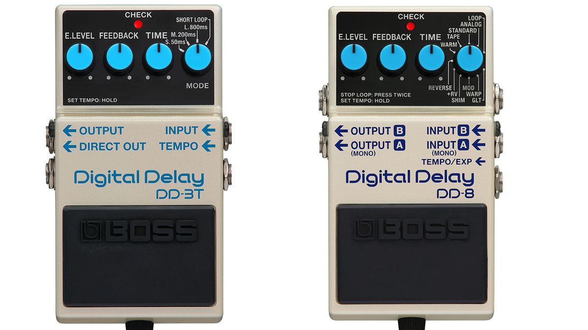Boss announces evolution of their digital delay with DD-8 and DD 